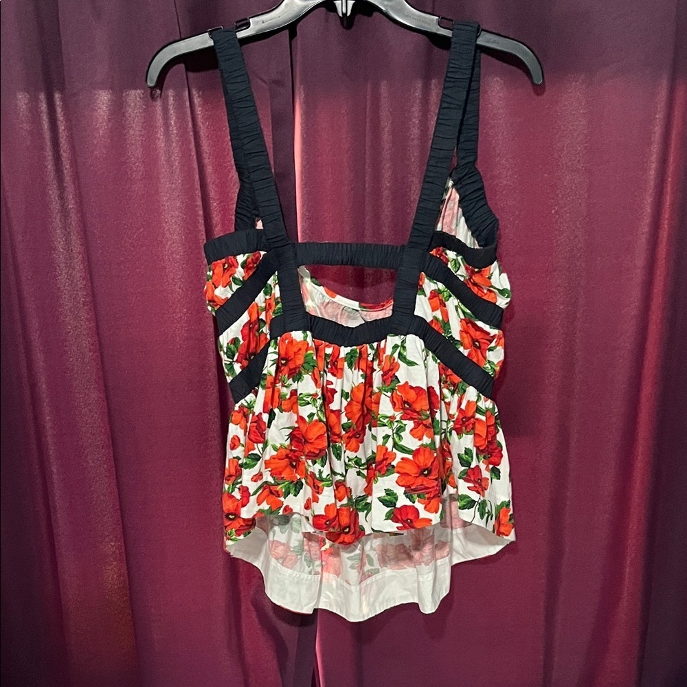 Anthropologie Maeve Floral Tank Top - Picture 3 of 3